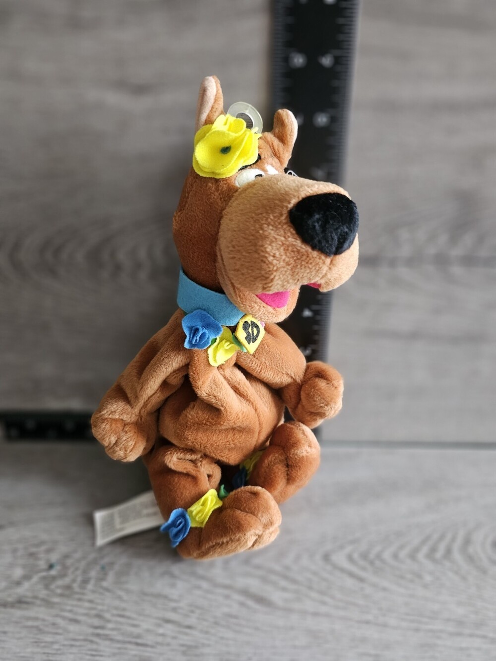 1999 WB Store Scooby Doo Hula Hawaii Hawaiian Dancer Plush Beanie 10in NO SKIRT